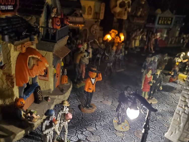 Streetlight Guild's 2024 Miniature Halloween Village